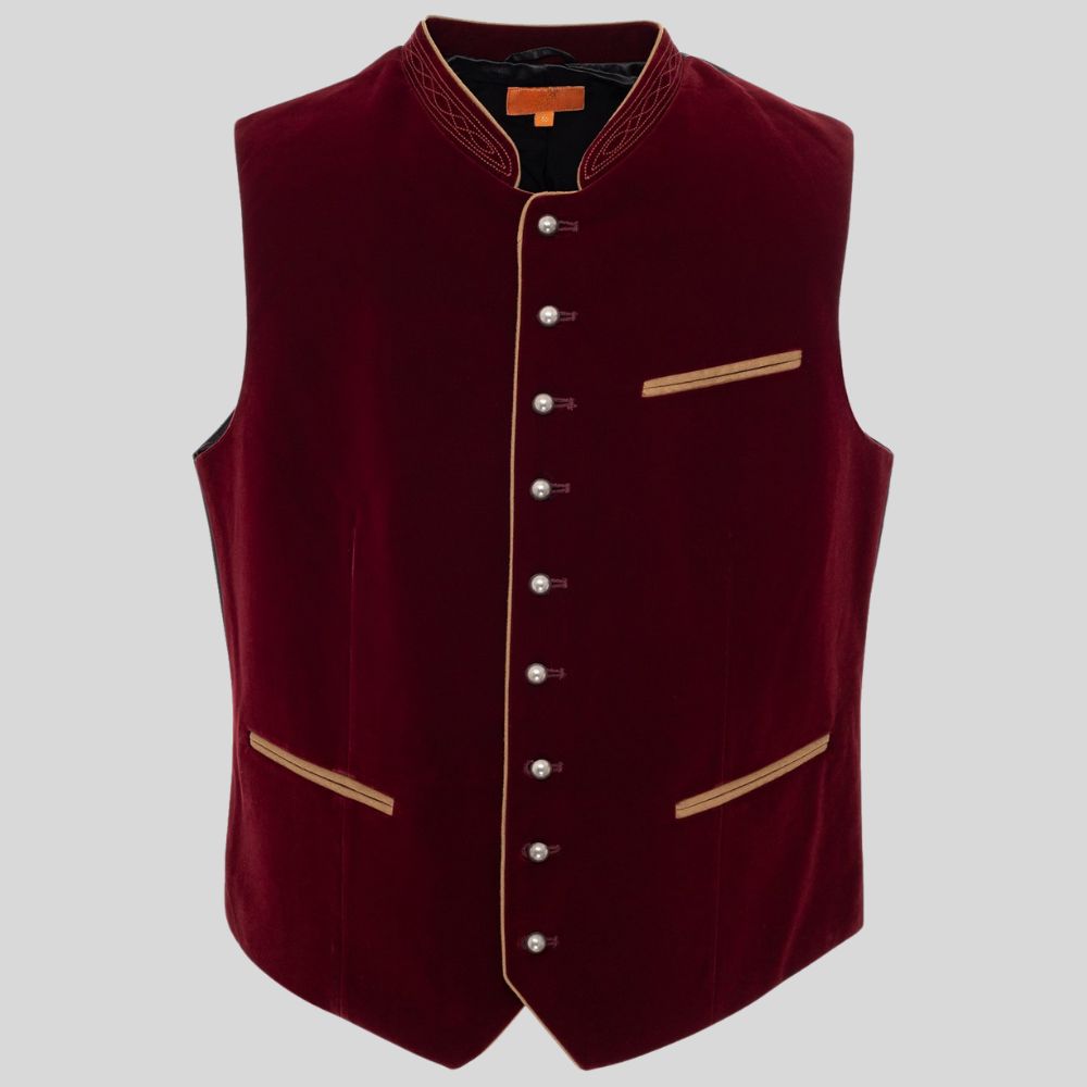 "Authentic Oktoberfest vest for traditional style"