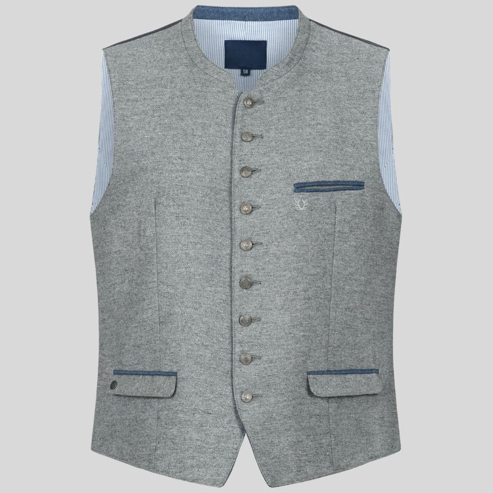 Sleek German Oktoberfest vest for men.