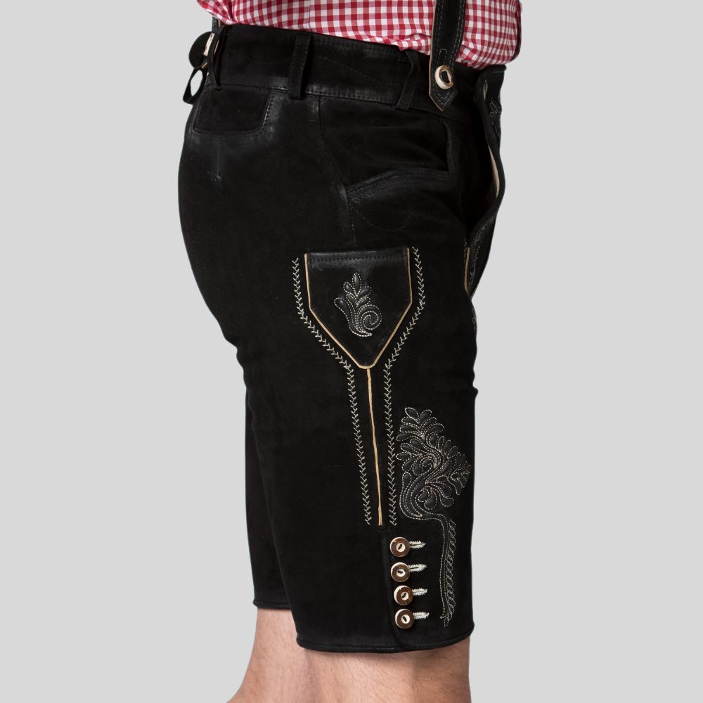 Men's leather Lederhosen: Experience the luxury of tradition at an accessible price.