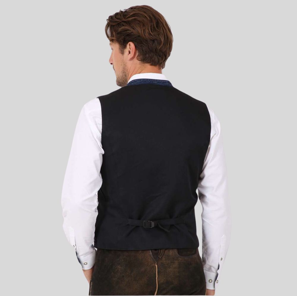 "Men’s Bavarian vest - A traditional choice for celebrating Oktoberfest and German-themed occasions."