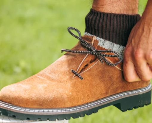 "Classic Oktoberfest shoes - Authentic footwear to complete your lederhosen outfit for festivals and events."