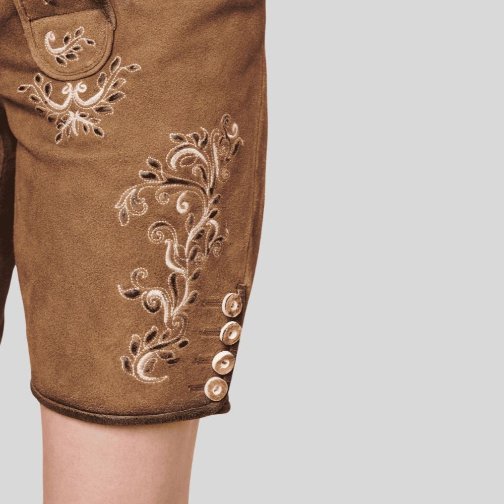 Bavarian lederhosen shorts: Indulge in the comfort and style of our women's shorts, without breaking the bank.