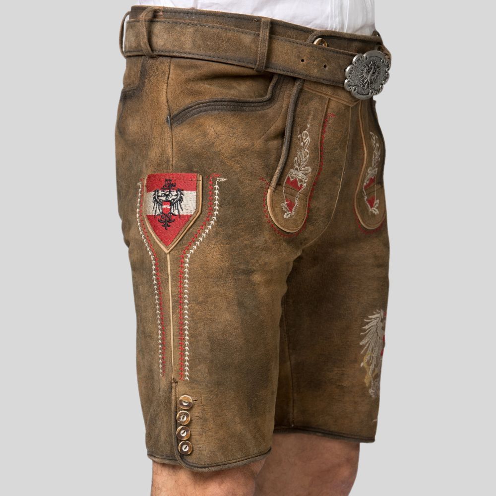 Embrace Bavarian Tradition: Celebrate your heritage in style with authentic men's Lederhosen. 