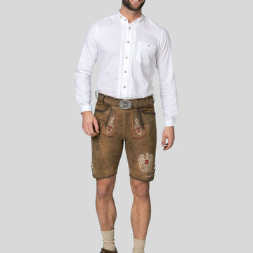 Embrace Bavarian Tradition: Celebrate your heritage in style with authentic men's Lederhosen. 