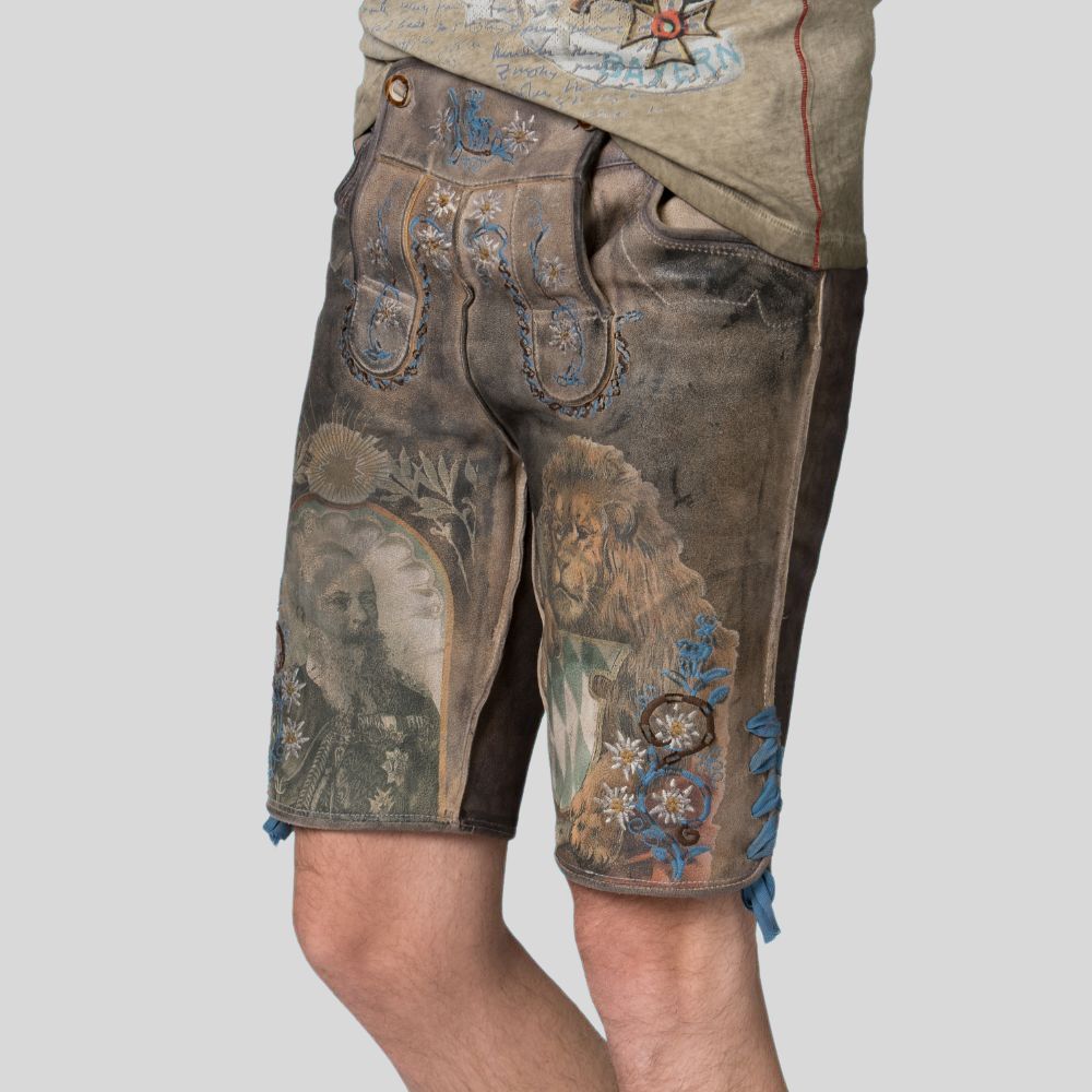 Lederhosen Adventure Awaits: Travel in style and comfort with a pair of men's Lederhosen. 