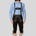 Authentic Bavarian Bundhosen for festive events.