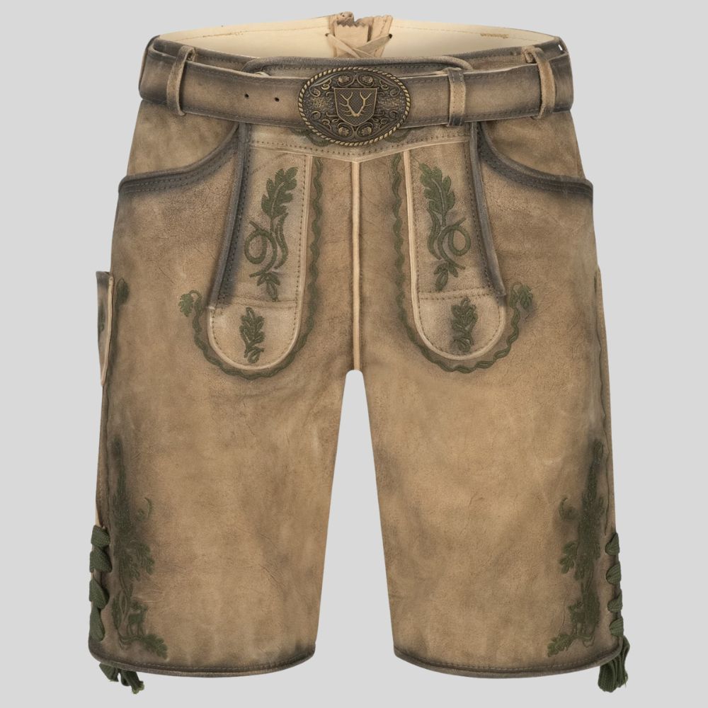 Handcrafted men’s Lederhosen for Oktoberfest.