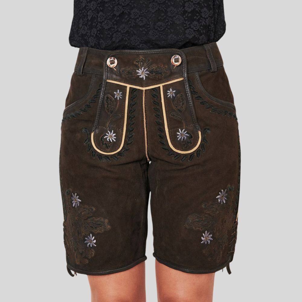 Saturday Chic: Find your perfect pair of lederhosen women's  for a stylish and relaxed weekend look.