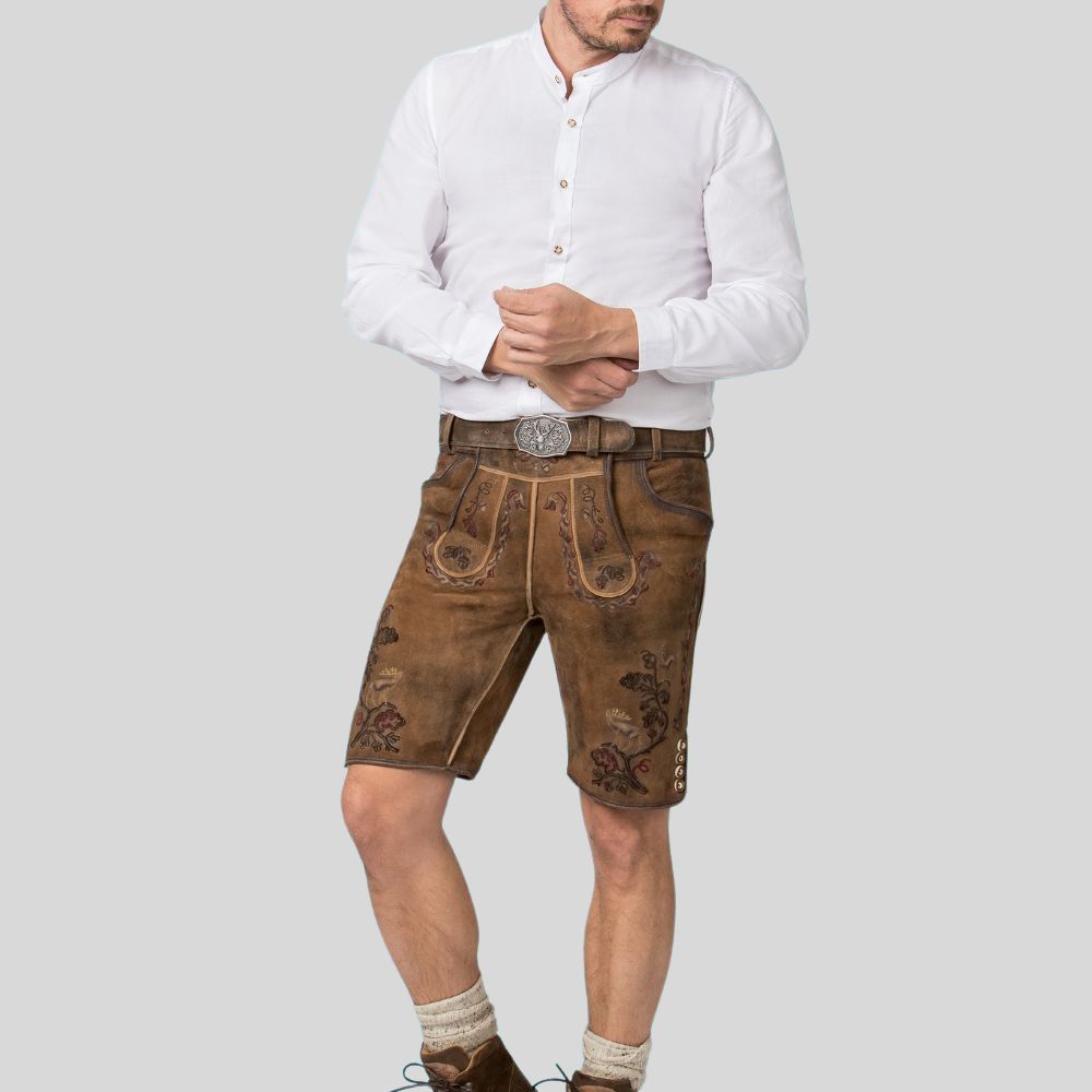 Upgrade Your Oktoberfest Look: Experience the timeless style and comfort of men's Lederhosen. 