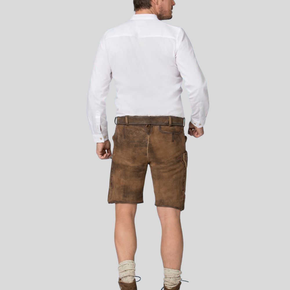 Celebrate in Style: Look and feel your best at Oktoberfest with a pair of traditional men's Lederhosen. 