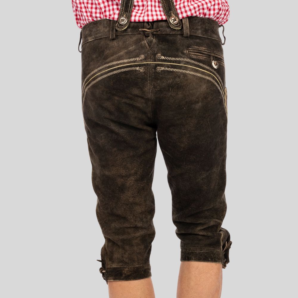 The Retro Lederhosen Revival: Embrace a timeless style with a modern twist in men's Lederhosen.