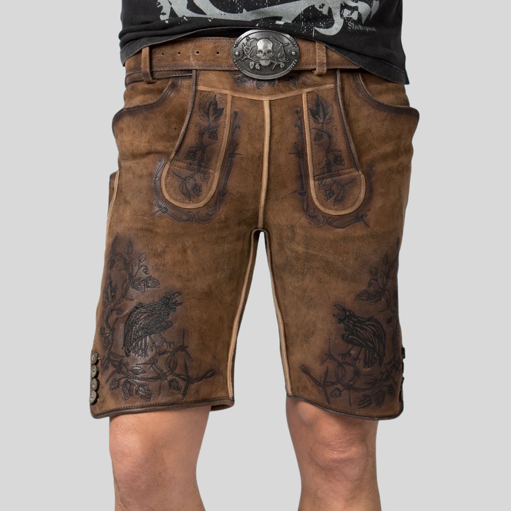 Vintage Lederhosen: Unleash your Bavarian spirit with a timeless look.