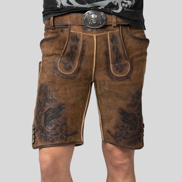 Vintage Lederhosen: Unleash your Bavarian spirit with a timeless look.