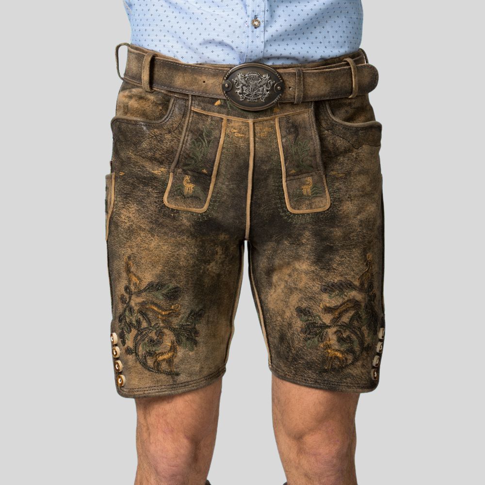 A Modern Twist on Tradition: Embrace vintage style with our collection of men's vintage-inspired Lederhosen.