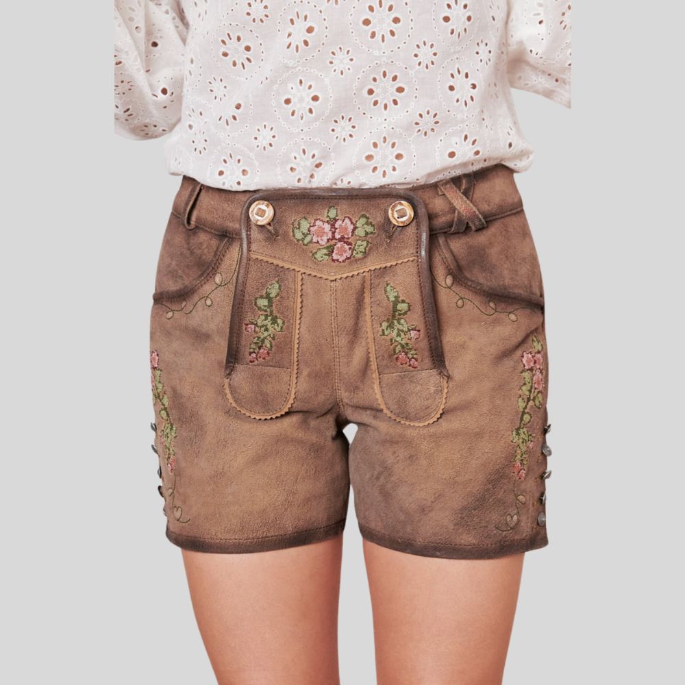 Beyond Basic: Elevate your summer look with a pair of women's shorts featuring beautiful embroidered details.